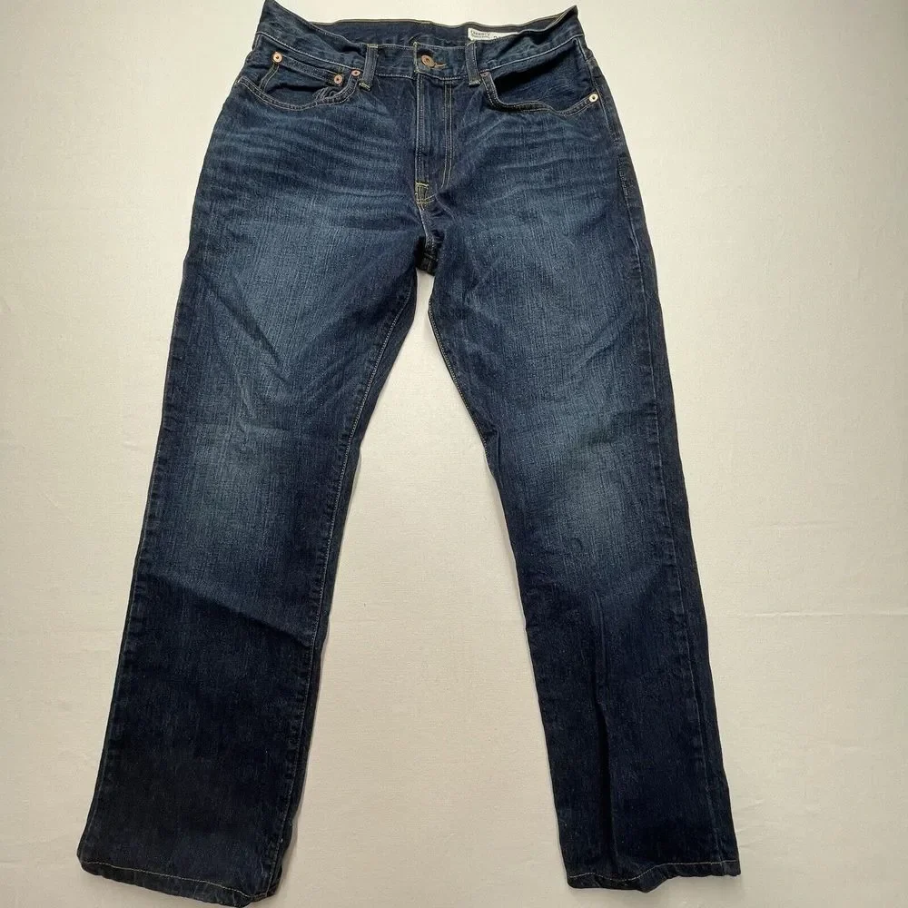 Cremieux Men's Denim Jeans 32x30 (32x28.5) Straight Medium‎ Wash